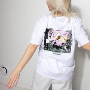Moomintroll Jungle Heavy Unisex T-shirt – White