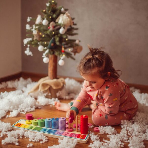 Puzzle For Learning Colors And To Count