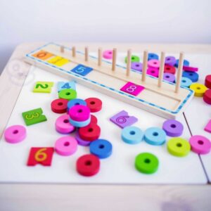 Puzzle For Learning Colors And To Count