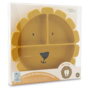 Silicone Divided Suction Plate for Kids – Mr. Lion