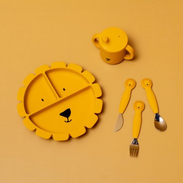 Silicone Divided Suction Plate for Kids – Mr. Lion