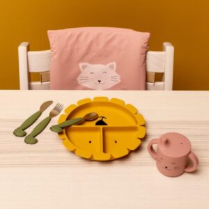 Silicone Divided Suction Plate for Kids – Mr. Lion