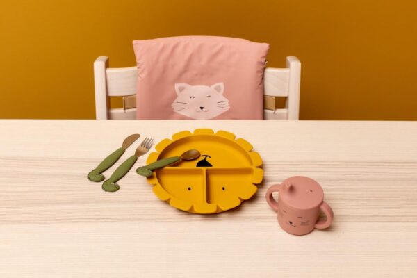 Silicone Divided Suction Plate for Kids – Mr. Lion