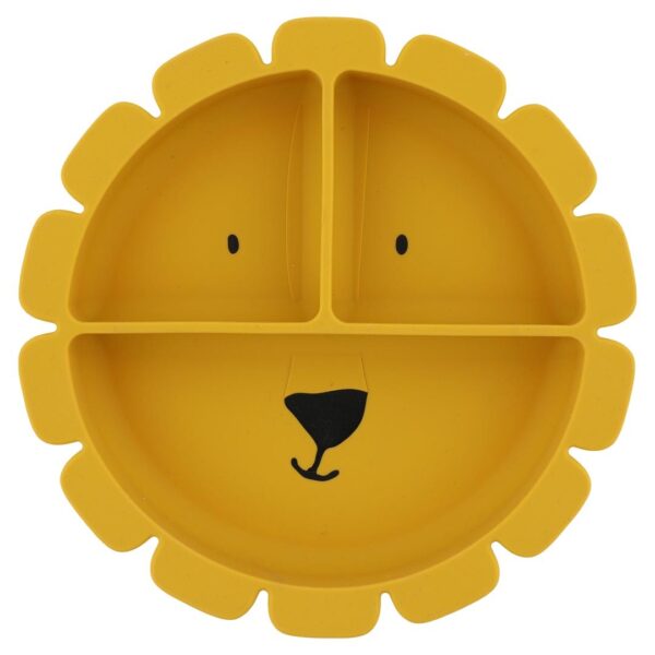 Silicone Divided Suction Plate for Kids – Mr. Lion
