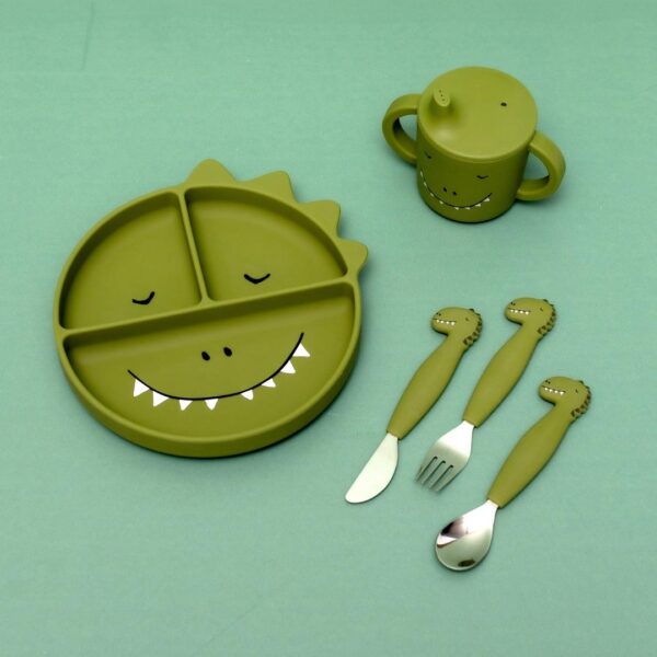 Silicone Sippy Cup – Mr. Dino