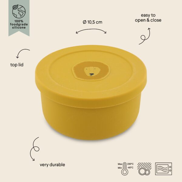 Silicone Snack Container with Lid – Mr. Lion