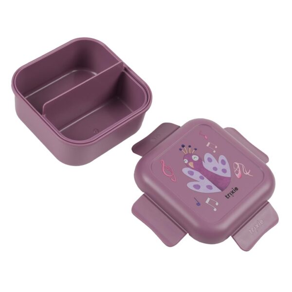Snack box with clips – Ballerina Mrs. Peacock