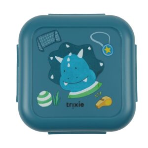 Snack box with clips – Ballplayer Mr. Triceratops