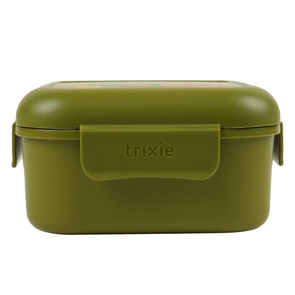 Snack box with clips – Fireman Mr. Dino
