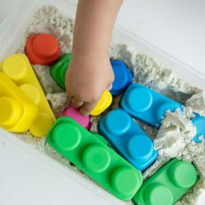 Soft Blocks Set With Wheels – 14 pcs