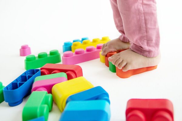 Soft Blocks Set With Wheels – 21 pcs