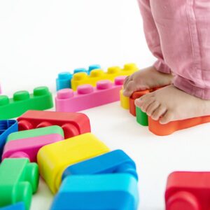 Soft Blocks Set With Wheels – 14 pcs