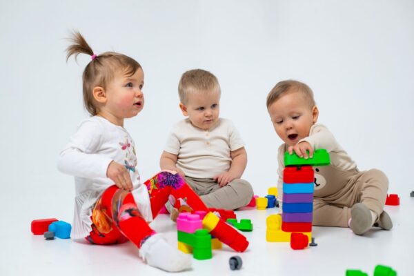 Soft Blocks Set With Wheels – 21 pcs
