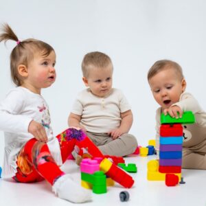 Soft Blocks Set With Wheels -33 pcs