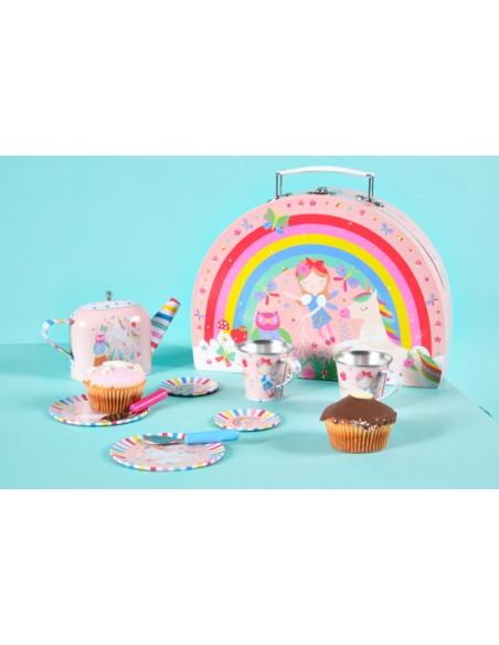 Tea and Cooking Set for Kids with Music – Rainbow Fairy Small