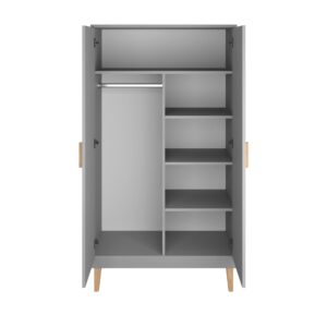 Wardrobe Kubi – Grey