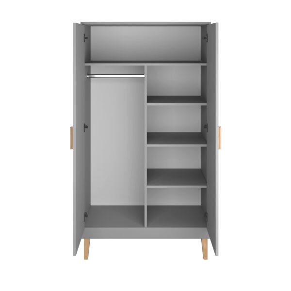Wardrobe Kubi – Grey