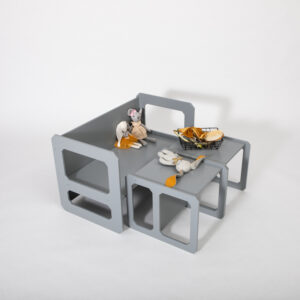 Montessori Weaning Table and Chair Set – with 2 Chairs