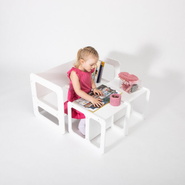 Montessori Weaning Table and Chair Set – with 2 Chairs