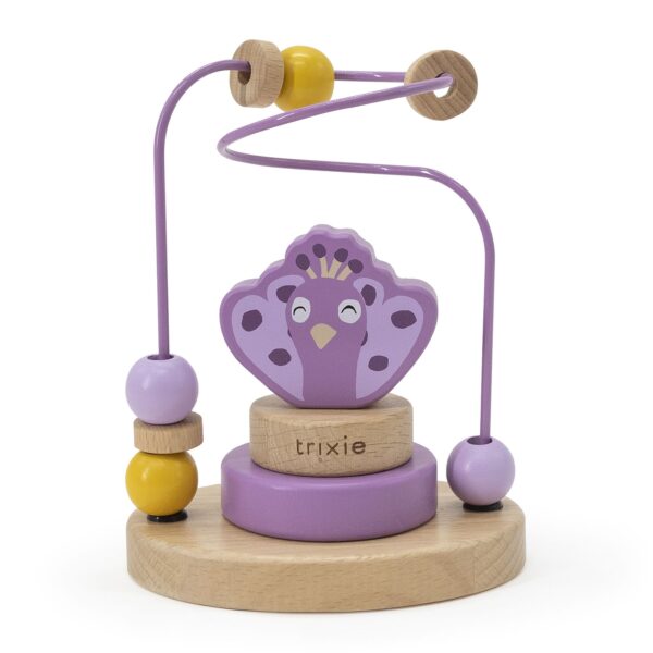 Wooden beads maze – Mrs. Peacock