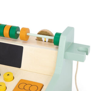Wooden Store Cash Register with Accessories