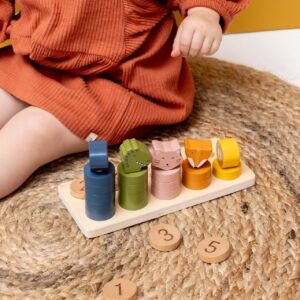 Wooden Counting Puzzle 0-5