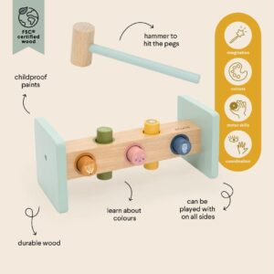 Wooden Hammer Bench – Trixie Baby Animals