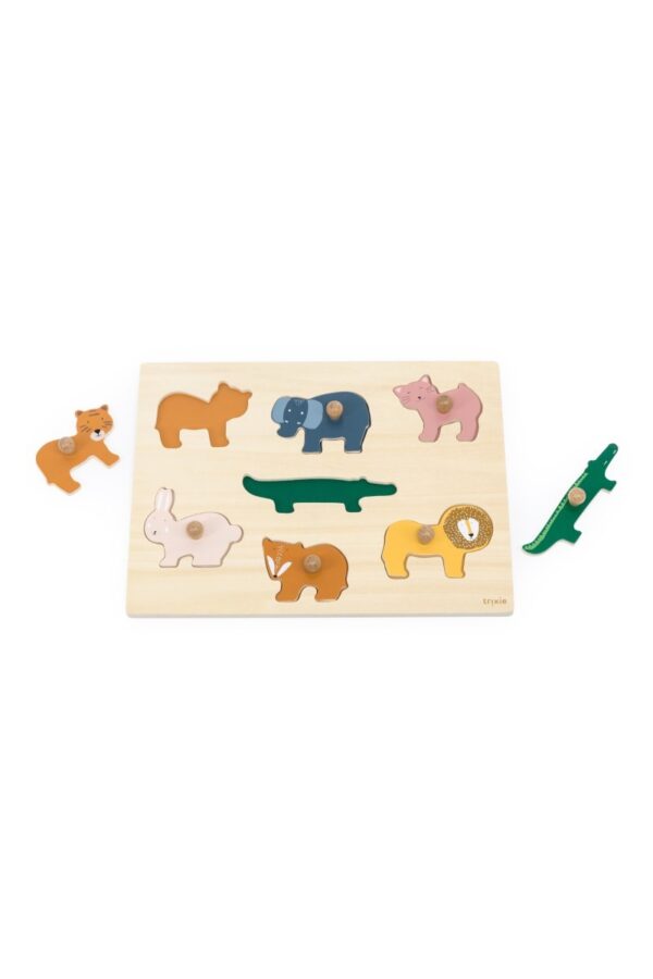 Wooden Puzzle, 7pcs – Trixie Baby Animals