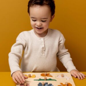Wooden Puzzle, 7pcs - Trixie Baby Animals