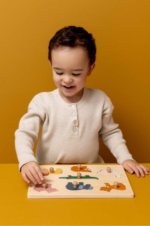Wooden Puzzle, 7pcs – Trixie Baby Animals