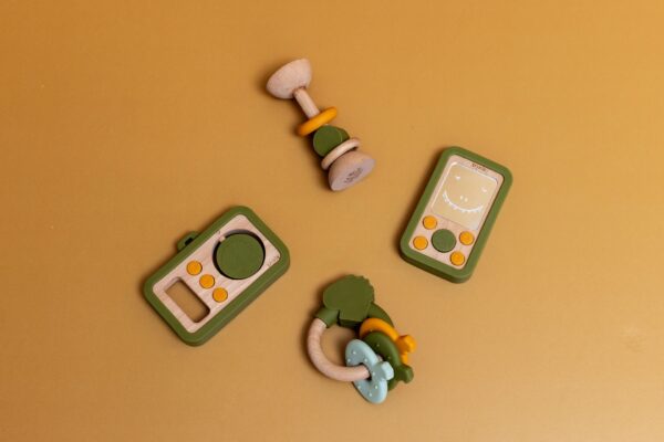 Wooden Silicone Baby Camera – Mr. Dino