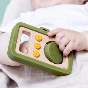 Wooden Silicone Baby Camera – Mr. Dino