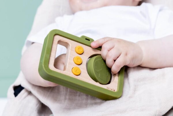 Wooden Silicone Baby Camera – Mr. Dino