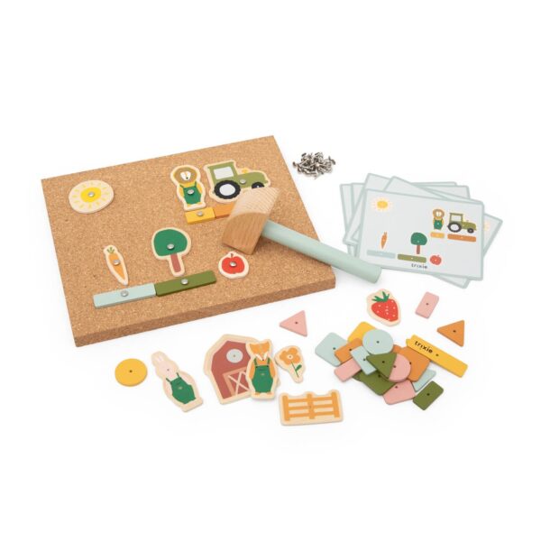 Wooden Tap Tap Game – Farm