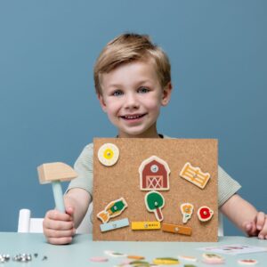 Wooden Tap Tap Game - Farm