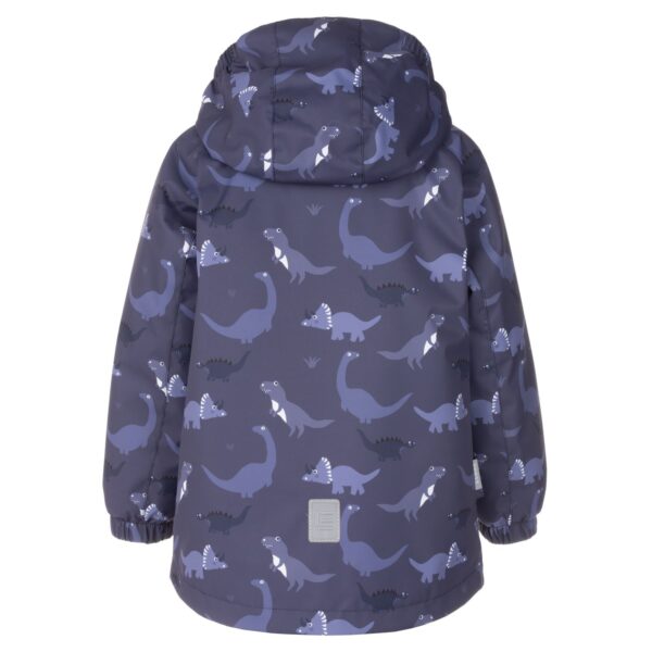 Blue Dinosaur Print Boys’ Spring Parka