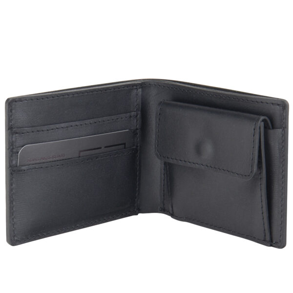 Billfold Wallet with Coin Pouch – Black