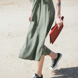 Chain Shoulder Bag – Red