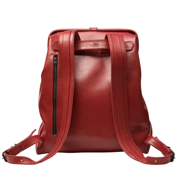 Red Leather Backpack – Medium & Large