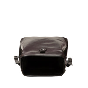 Black Leather Backpack – Medium & Large Size
