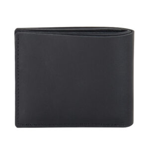 Billfold Wallet with Coin Pouch – Black