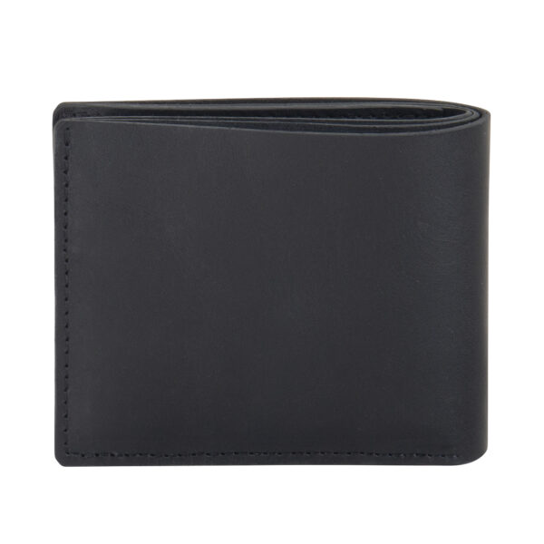 Billfold Wallet with Coin Pouch – Black