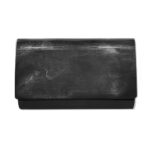 Large Glossy Wood Clutch