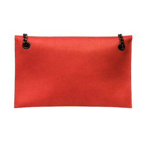 Chain Shoulder Bag – Red
