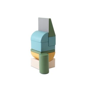 Soft Play 8 Foam Block Set – Pastel Turquoise Adventurer