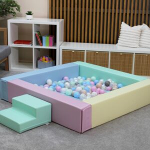 Soft Play Ball Pit – Light Pastel