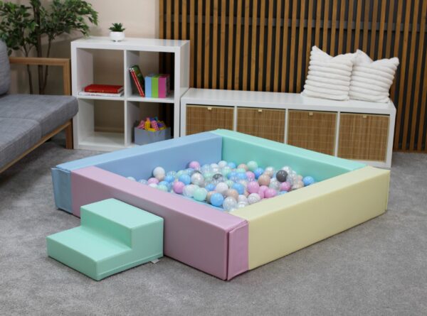 Soft Play Ball Pit – Light Pastel