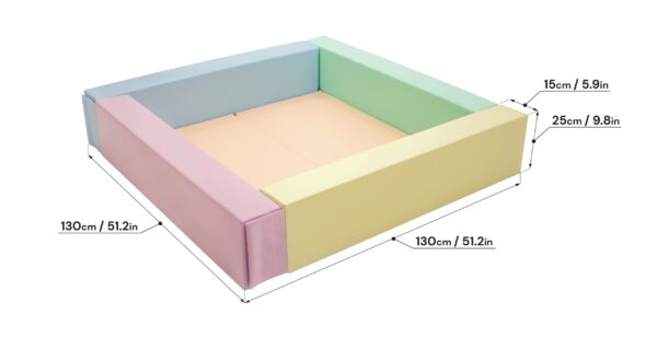 Soft Play Ball Pit – Light Pastel