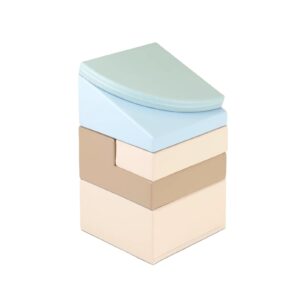 Soft Play Set Corner Climber – Earth Pastel