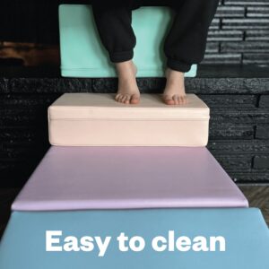 Soft Play 5 Foam Block Set – Light Pastel Corner Climber